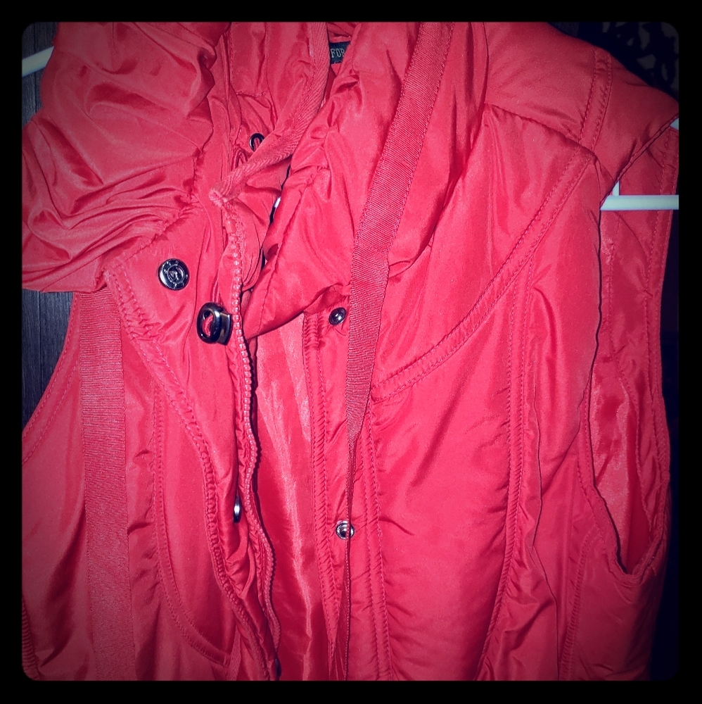 Red Short Sleeve Jacket